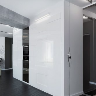 Μαύρες πόρτες στο εσωτερικό