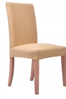 Μπεζ κάλυμμα ελαστικής καρέκλας