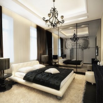 Trải giường màu đen