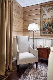 Ελαφριά πολυθρόνα σε στυλ χώρας