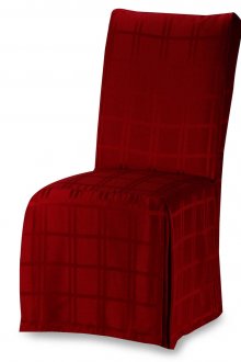 Κόκκινο κάλυμμα υφάσματος για ολόκληρη την καρέκλα
