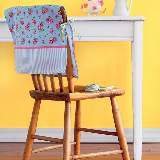 Διακοσμητικό ροζ μπλε καρέκλα