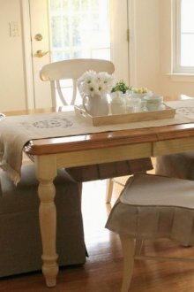 Γκρι κάλυμμα καρέκλας