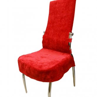 Κόκκινο βελούδινο κάλυμμα καρέκλας