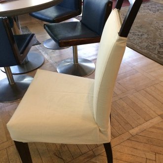 Μπεζ στυλ καρέκλα κάλυψη