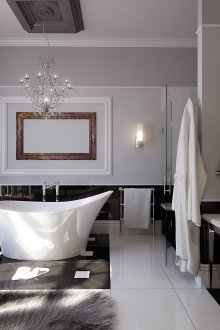 Μεγάλο αρ νουβό μπάνιο