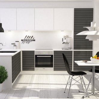 Art Nouveau παράθυρο κουζίνας διακόσμηση