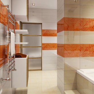 Όμορφα κεραμίδια στο μπάνιο