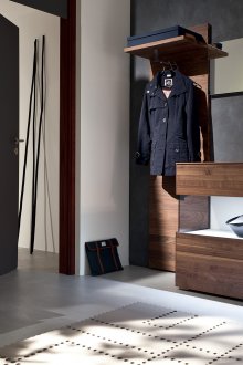 Καφέ έπιπλα υψηλής τεχνολογίας διάδρομο