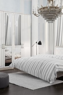 Λευκά και γκρίζα έπιπλα υπνοδωματίου Provence