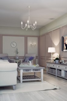 Όμορφα έπιπλα καθιστικού σε στυλ provence