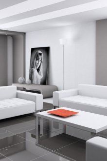 Μινιμαλιστικά λευκά έπιπλα