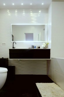 Ασπρόμαυρη μινιμαλιστική επίπλωση