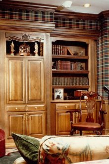 Κλασικό σαλόνι με έπιπλα από τέφρα