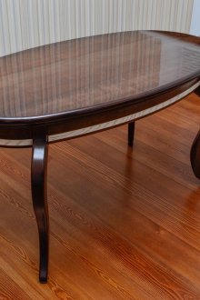 Καφετιά τραπέζι τραπεζαρίας Ash