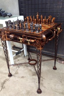 Steampunk σκακιέρα