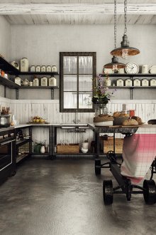 Κουζίνα στυλ Steampunk