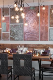 Steampunk στυλ τραπεζαρία