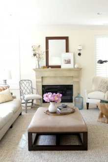 Μπεζ καφέ σχεδιασμό σαλόνι