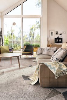 Ζεστό μπεζ σαλόνι