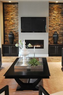 Μαύρο και μπεζ accents στο υπνοδωμάτιο