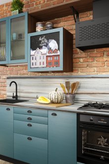 Emerald μαύρο σετ κουζίνας