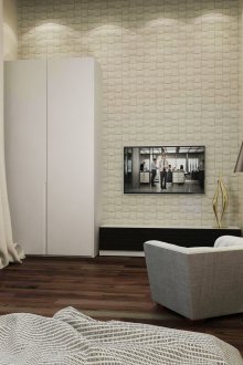 Φωτιστικό δαπέδου στην κρεβατοκάμαρα