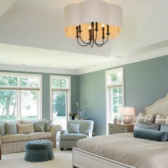 Παστέλ πράσινο τοίχους στο υπνοδωμάτιο