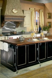 Εξωτική κουζίνα νησιού