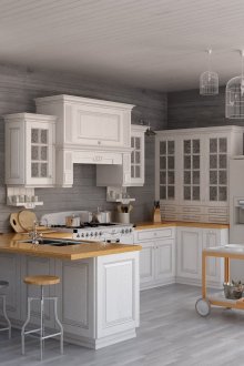 Μπεζ και λευκό σετ ακουστικών