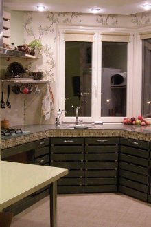 Μικρή κουζίνα στο διαμέρισμα