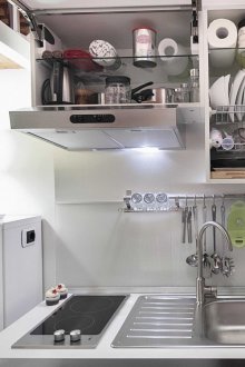 Άνετη αποθήκευση στην κουζίνα