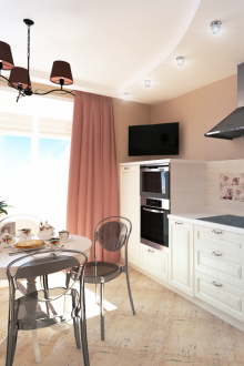 Φωτεινό έργο κουζίνας 11 τ.μ.