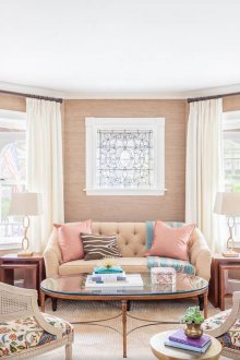 Ένας όμορφος συνδυασμός χρωμάτων στο σαλόνι