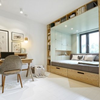 Υπνοδωμάτιο με βάθρο