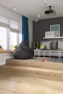 Podium σε ένα μεγάλο σαλόνι