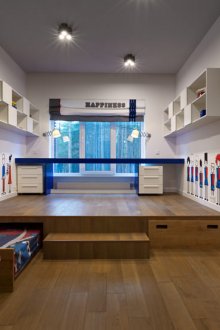 Podium στο δωμάτιο ενός παιδιού