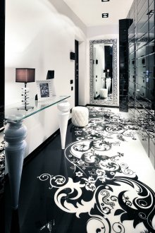 Ασπρόμαυρο σαλόνι σε στυλ art deco