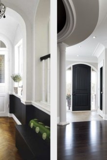 Σαλόνια σε μαύρο και άσπρο με μια αφή ρετρό