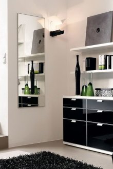 Μινιμαλιστικό ασπρόμαυρο διάδρομο