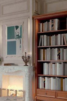 Κεραμοσκεπές στο καθιστικό με τζάκι