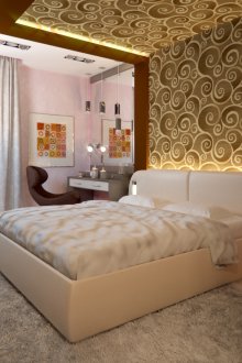 Υπνοδωμάτιο 16 τ.μ. σε μοντέρνο στιλ