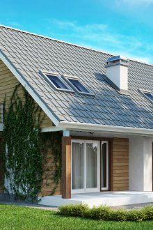 Ταράτσα με μικρό μπαλκόνι