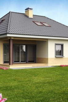 Όμορφη κατοικία οροφής ισχίου