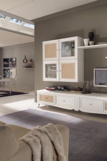 Μπεζ και λευκό κερασιά στο εσωτερικό