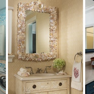 Επιλογές διακόσμησης μπάνιου με καθρέφτες