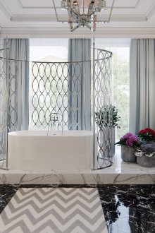 Γλάστρες διακόσμηση μπάνιου