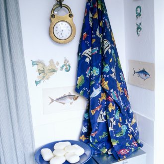 Θαλασσινό ντεκόρ στο μπάνιο