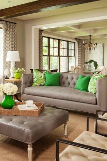 Μπεζ-γκρι σαλόνι