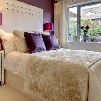 Μπεζ μπεζ κρεβατοκάμαρα